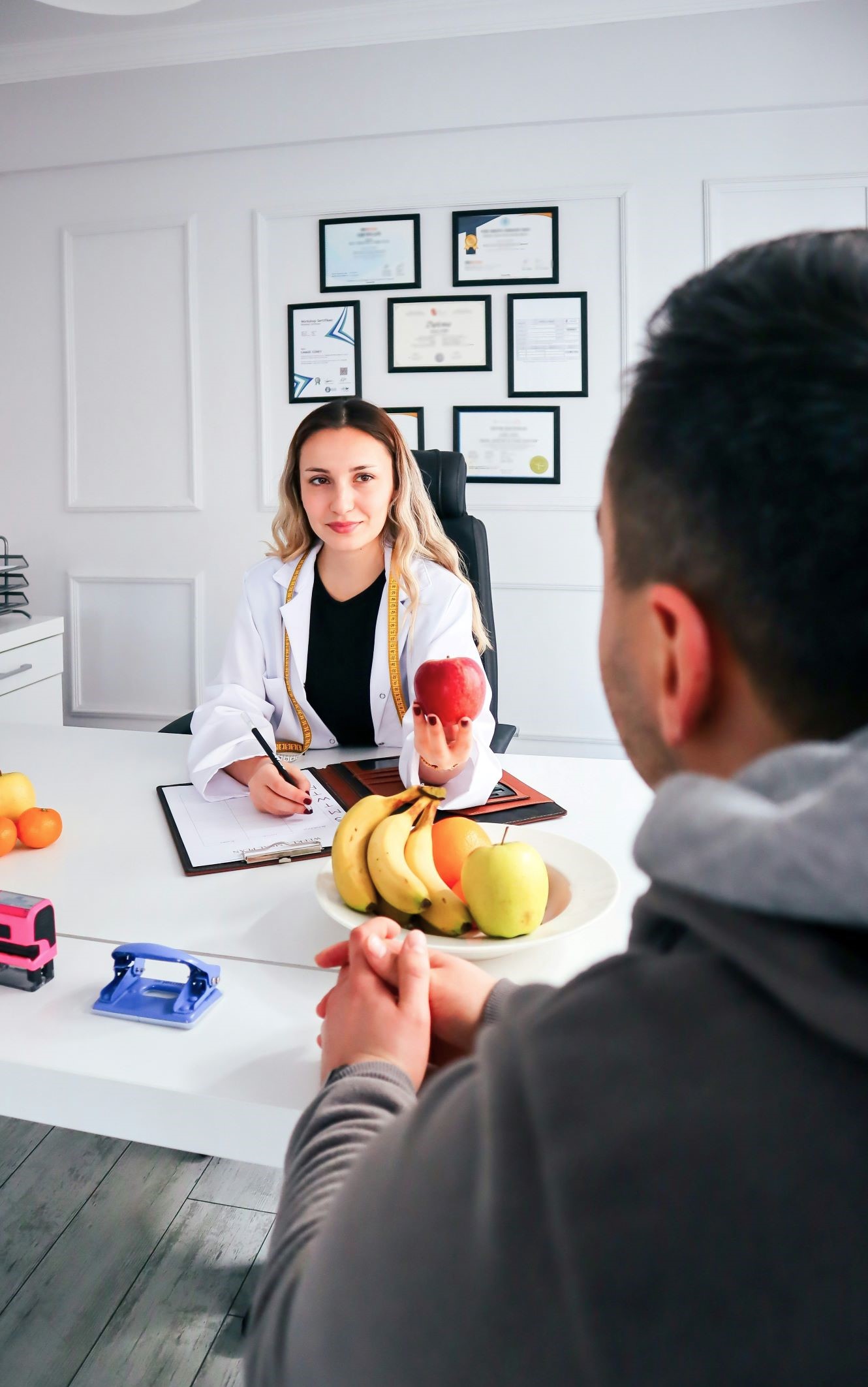 Man consulting therapist after a recent surgery to tackle erection troubles with support for Erectile Difficulties.