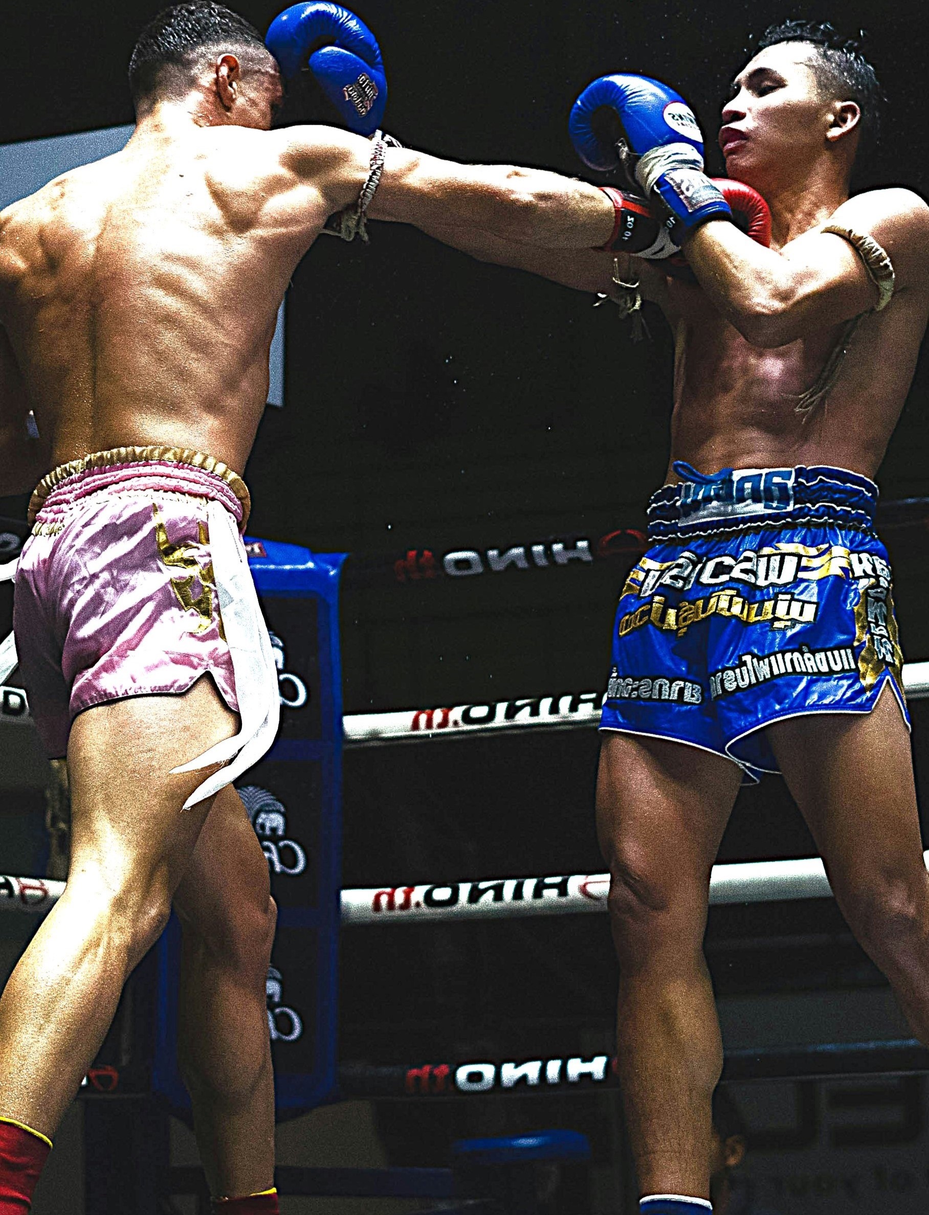 Two people boxing competitively, reflecting Identifying Isolation Causes and how sports help boost social life and wellbeing.