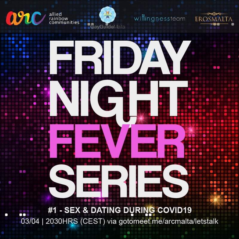 Willingness|ARC Malta | Sex & Dating during COVID19 - Episode 1 of the Friday Night Fever Series: Sex & Dating during Covid 19