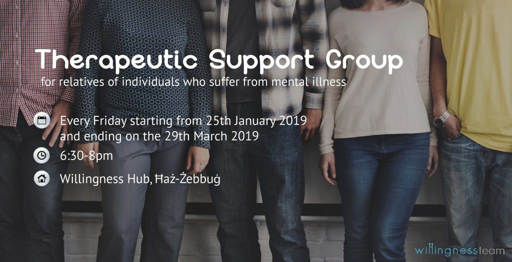 Willingness | Therapeutic Support Group for Relatives of Individuals who Suffer from Mental Illness