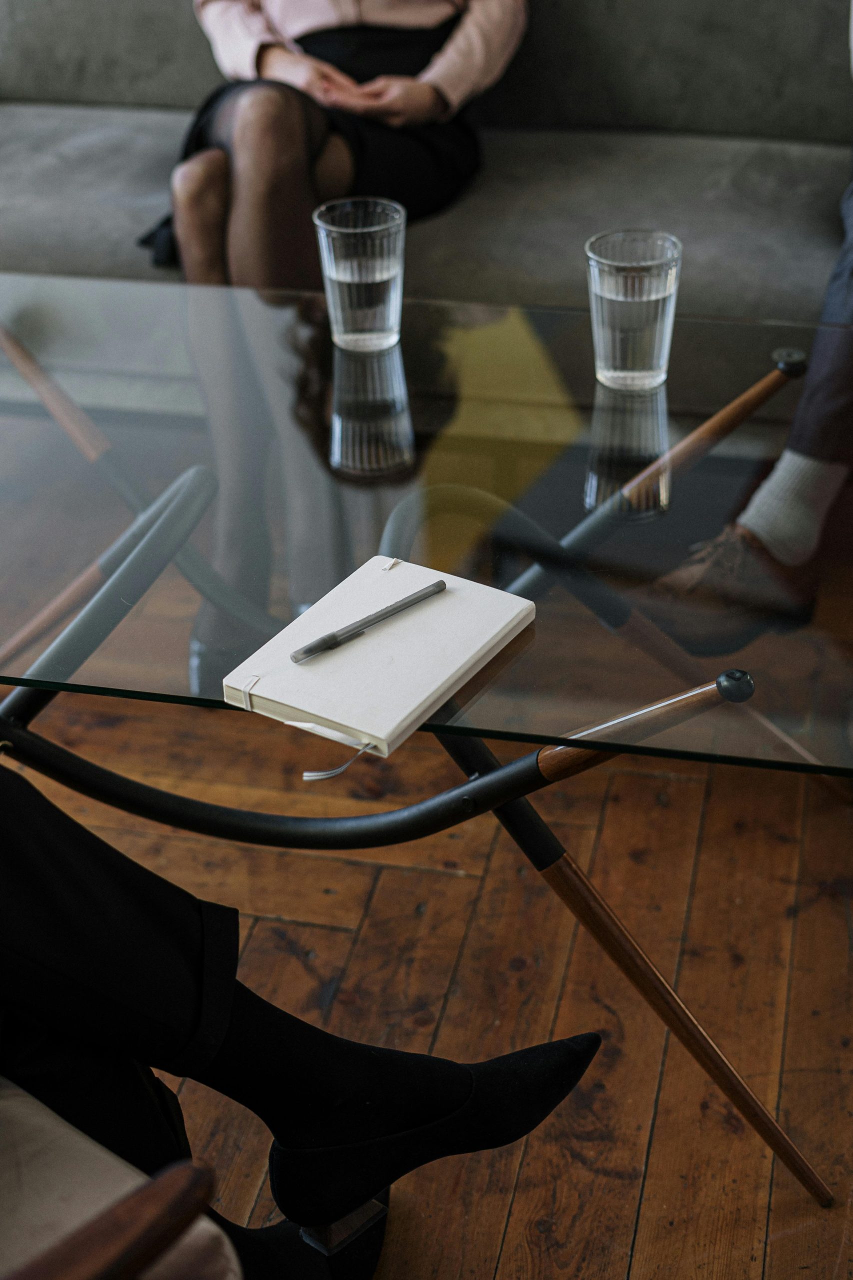 a woman in consultation