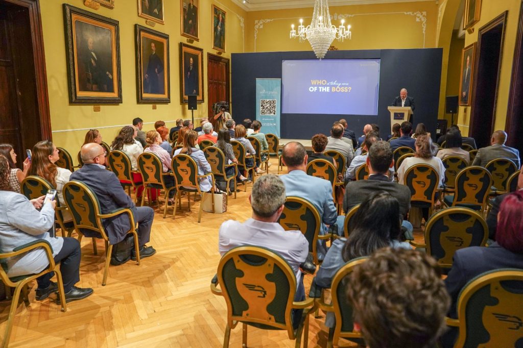 Audience attending the “Who is Taking Care of the Boss?” conference for the presentation of the Leadership Wellbeing & Workplace Survey findings in Malta. - Willingness