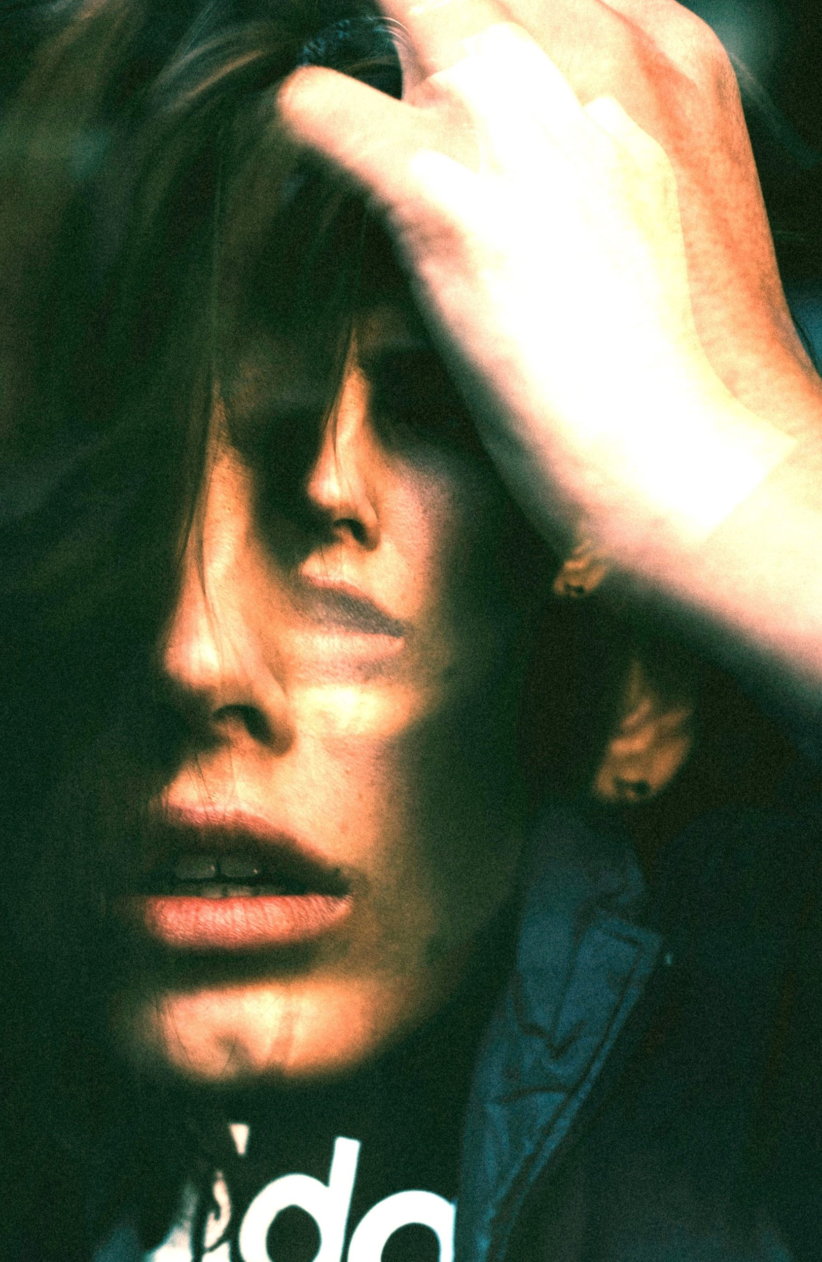 Distorted face image symbolising horrifying childhood memories and emotional struggles from Long-term Trauma Effects.