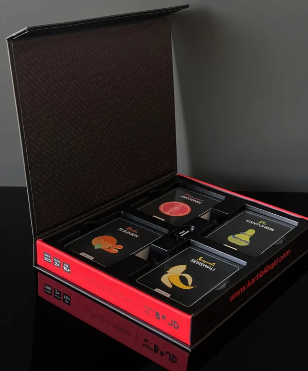 A set of four cards with colourful illustrations and calming messages, designed to promote mindfulness and emotional well-being.